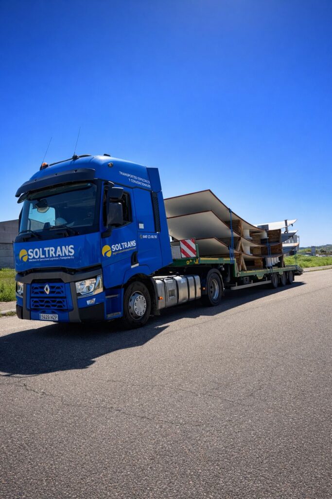 TRANSPORTE EN PLATAFORMA ABIERTA POR ESPAÑA, TRANSPORTE EN GONDOLA TRANSPORTES ESPECIALES