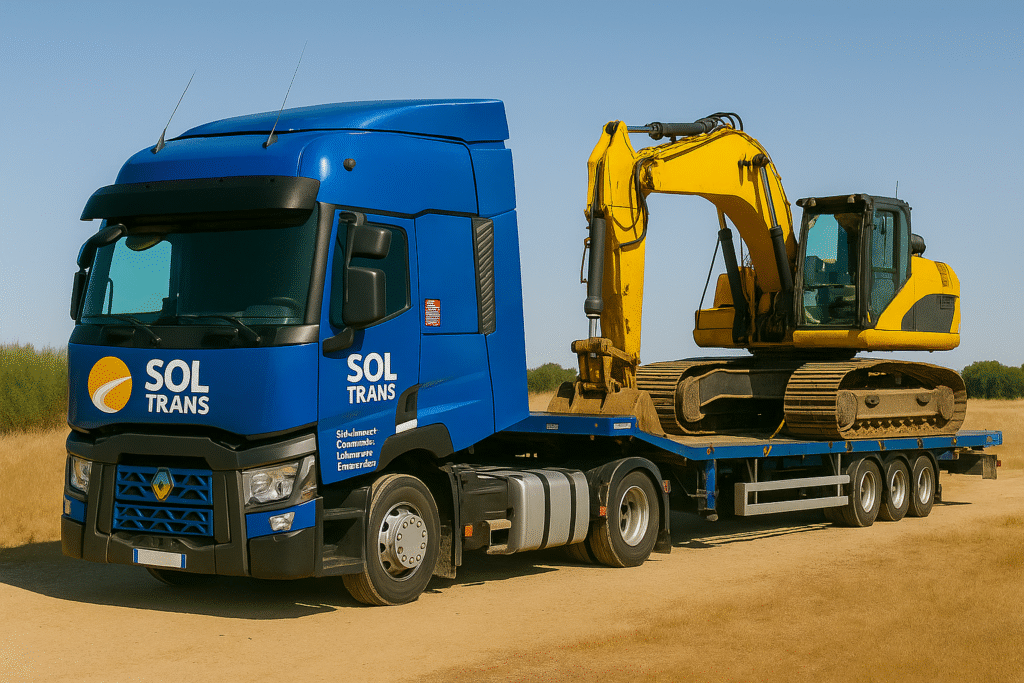 TRANSPORTE DE MAQUINARIA EN SEVILLA Y ANDALUCIA