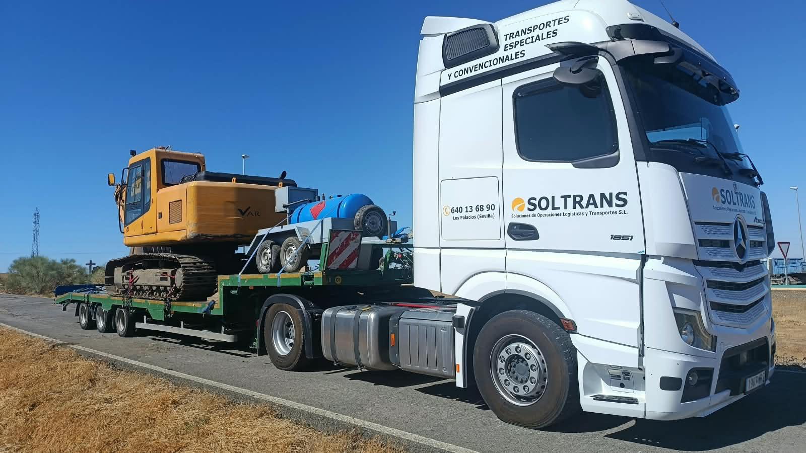 Transporte especial de maquinaria SOLTRANS
