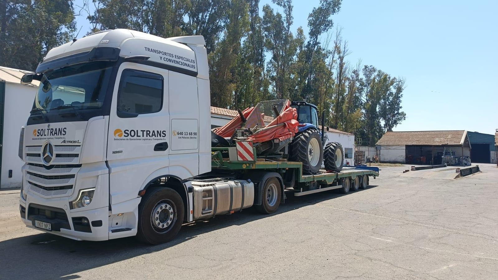 Transporte nacional de maquinaria pesada SOLTRANS